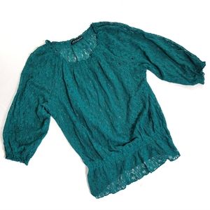 Zac & Rachel Teal Blouse